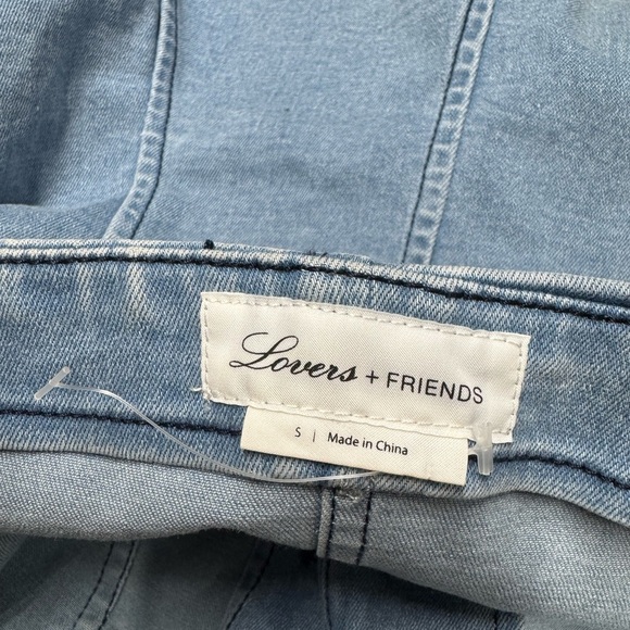 Lovers + Friends Blue Halter Top - Picture 6 of 7